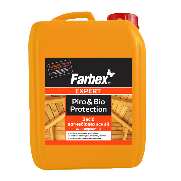 Засіб вогнебіозахисний для деревини, FARBEX -5л